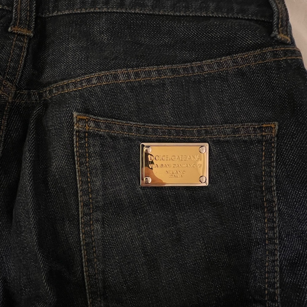 2011 Vintage Dolce & Gabbana Men's Black Jeans